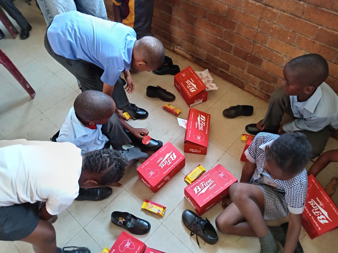 School shoes distribution 4