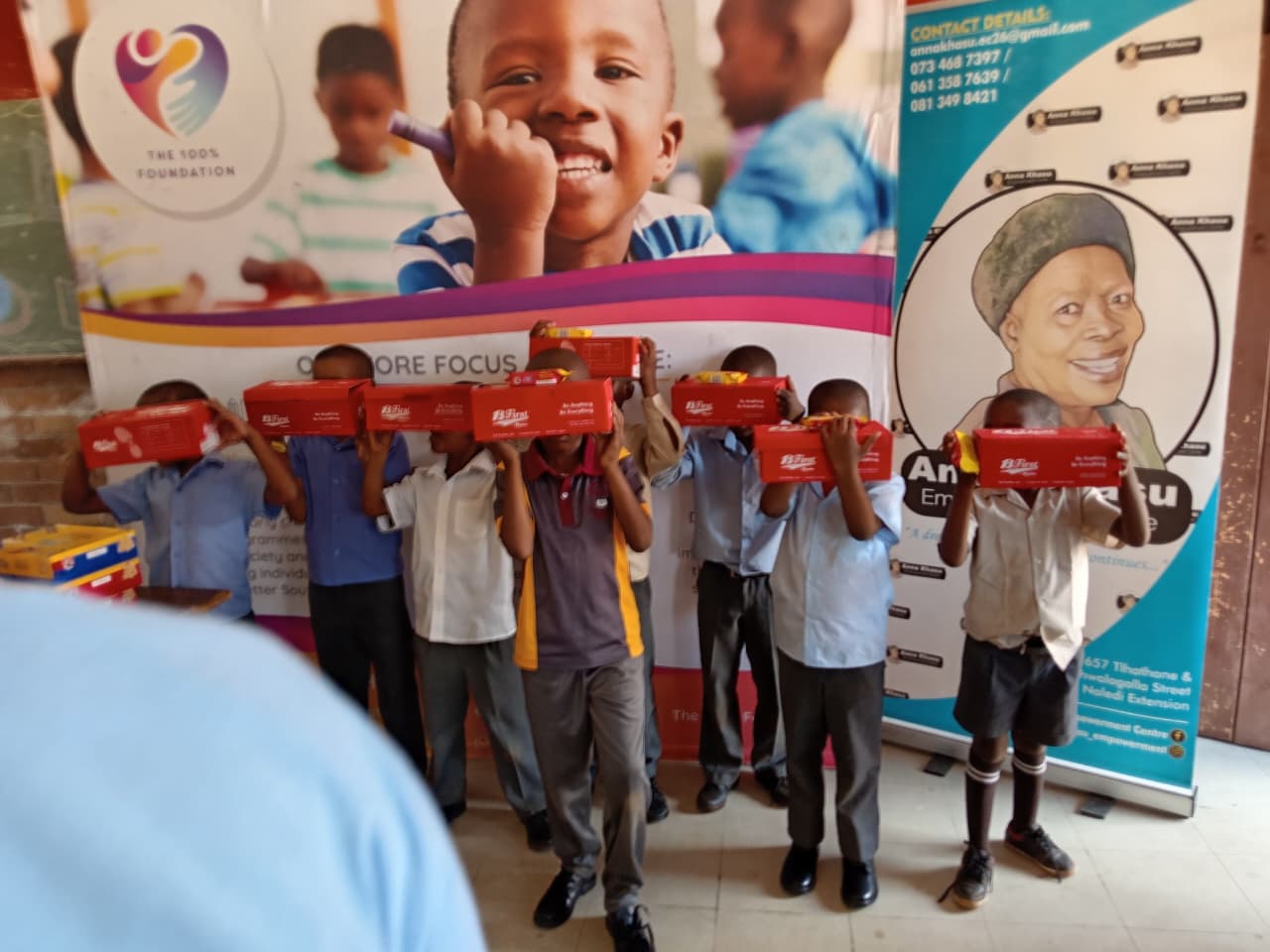 School shoes distribution 1
